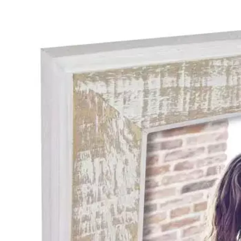Enkele fotolijst ZEP LEVICO beige wit