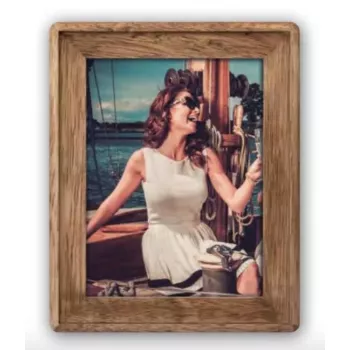 Enkele fotolijst ZEP Trevor bruin tafel wand BM5968