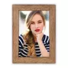 Enkele fotolijst ZEP CORNICE ANZIO bruin MDF hout 205x155mm