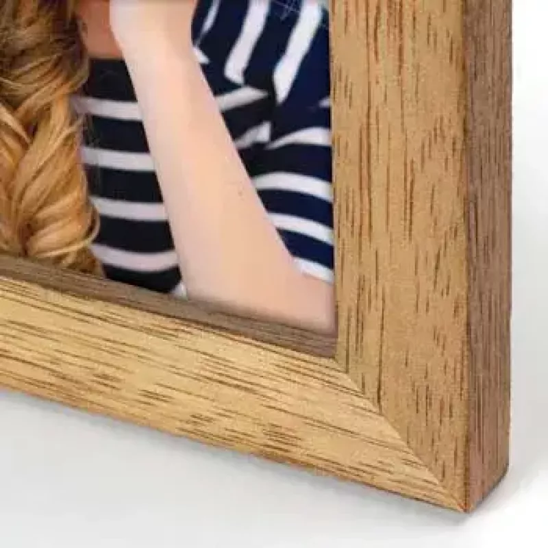 Enkele fotolijst ZEP CORNICE ANZIO bruin MDF hout 205x155mm