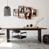 Fotolijstenset ZEP Vercelli zwart bruin MDF 535x320 mm