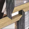 Fotolijstenset ZEP Vercelli zwart bruin MDF 535x320 mm