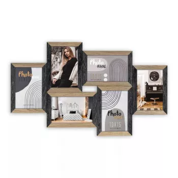 Fotolijstenset ZEP Vercelli zwart bruin MDF 535x320 mm