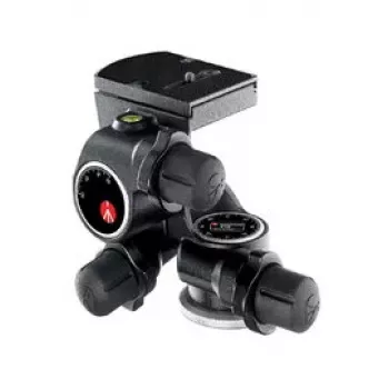 Statiekkop Manfrotto 410 Junior Geared Head zwart aluminium