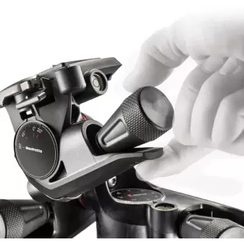 Stativkop Manfrotto MHXPRO-3WG zwart technopolymeer 3/8 inch