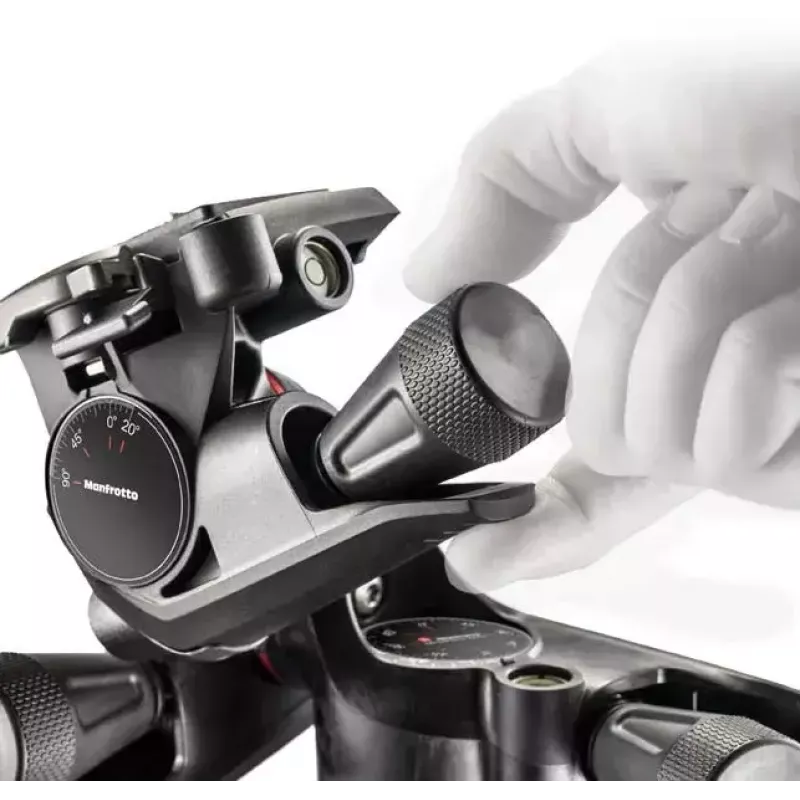 Stativkop Manfrotto MHXPRO-3WG zwart technopolymeer 3/8 inch