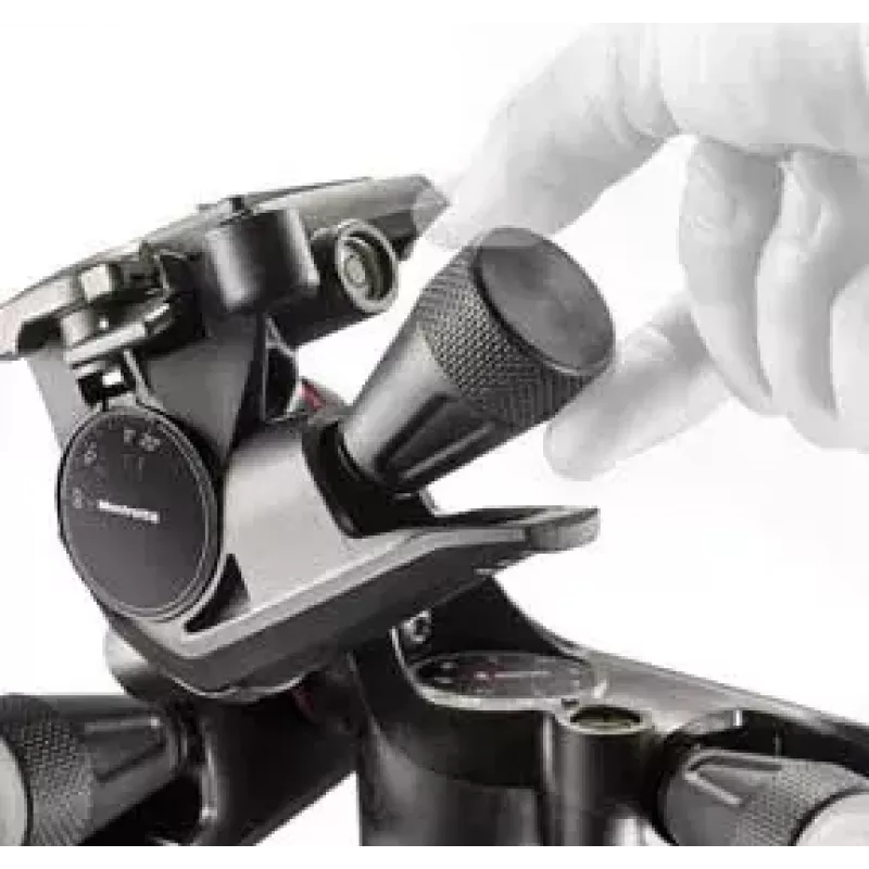Stativkop Manfrotto MHXPRO-3WG zwart technopolymeer 3/8 inch