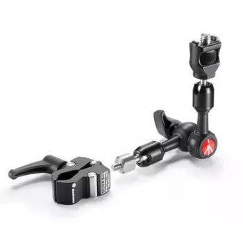 Stativaccessoire Manfrotto 244MICROKIT — zwart, 1/4 inch aansluitdraad, 3 kg maximale belasting