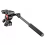 Stativkop Manfrotto MVH400AH zwart aluminium 1/4 inch fluid