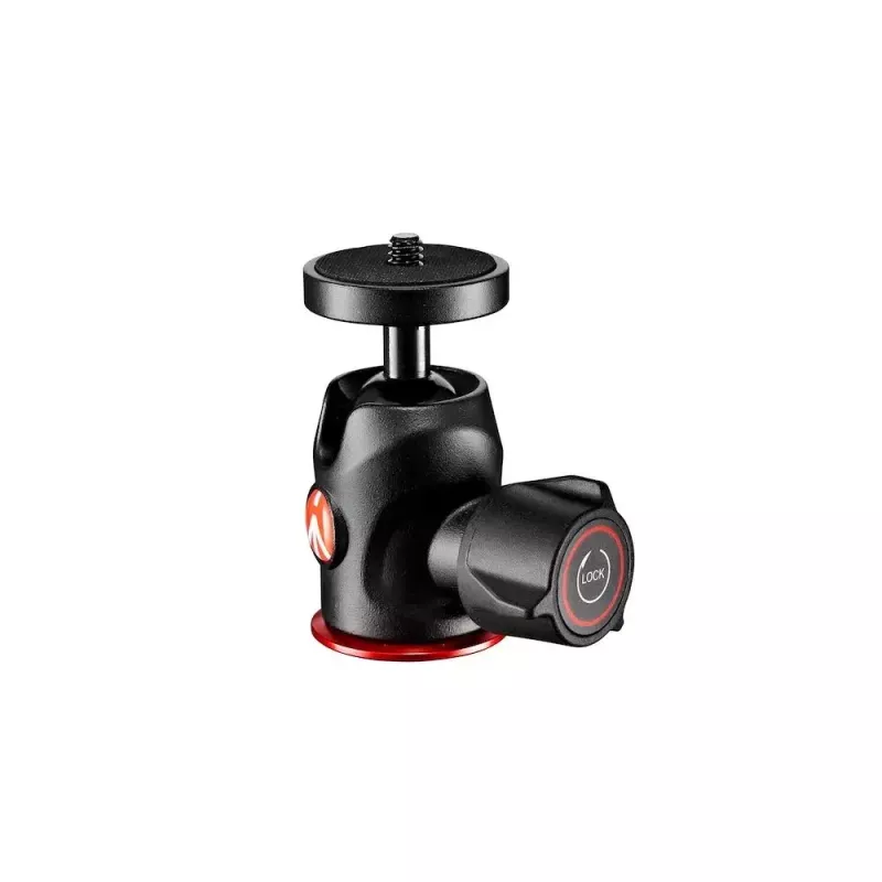 Stativkop Manfrotto 492 Centre kogelkop zwart rood 1/4 inch