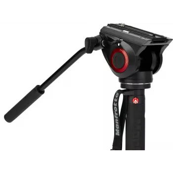 Eenbeenstativ Manfrotto MVMXPRO500 aluminium zwart