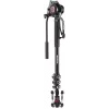 Eenbeenstativ Manfrotto MVMXPRO500 aluminium zwart