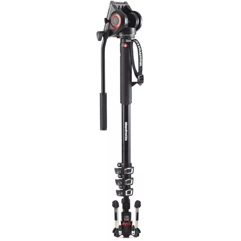 Eenbeenstativ Manfrotto MVMXPRO500 aluminium zwart
