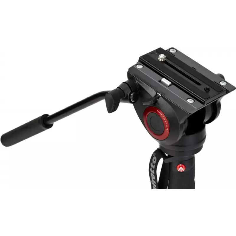 Eenbeenstativ Manfrotto MVMXPRO500 aluminium zwart