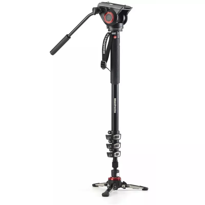Eenbeenstativ Manfrotto MVMXPRO500 aluminium zwart