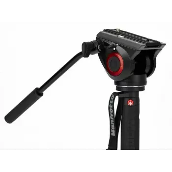 Eenbeenstativ Manfrotto MVMXPRO500 aluminium zwart