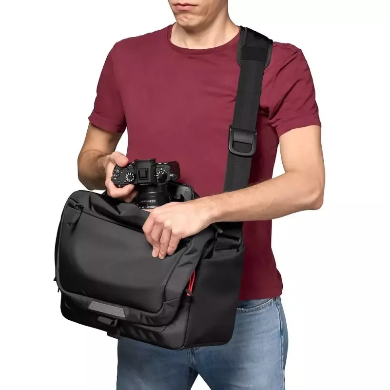 Messenger-tas Manfrotto MB MA3-M-M Zwart Universeel schouderriem