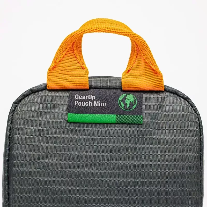 Lowepro GearUp Pouch Mini tas Nylon Polyester Ripstop Grijs Oranje