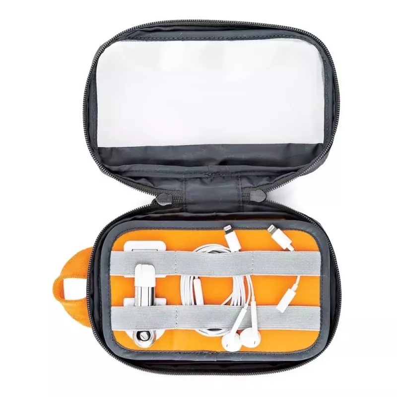 Lowepro GearUp Pouch Mini tas Nylon Polyester Ripstop Grijs Oranje