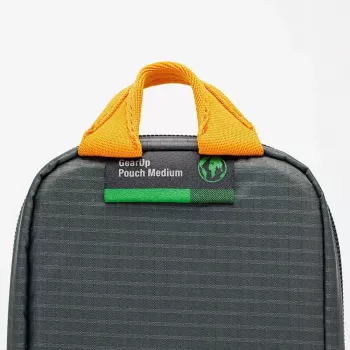 Lowepro Pouch Medium GearUp GL LP37139-GRL Nylon Ripstop Polyester Oranje Grijs 280x45x140mm