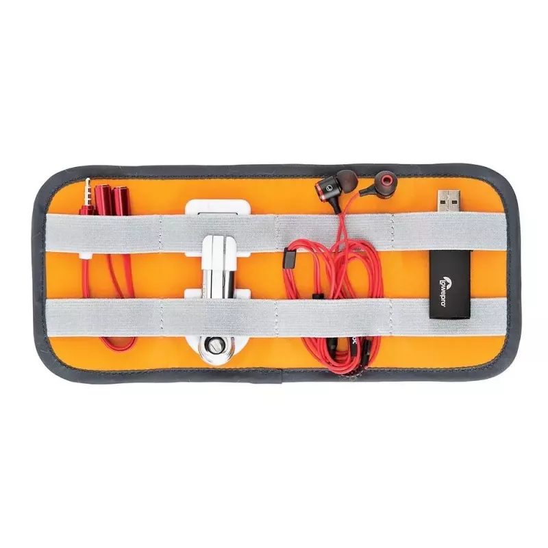 Lowepro Pouch Medium GearUp GL LP37139-GRL Nylon Ripstop Polyester Oranje Grijs 280x45x140mm