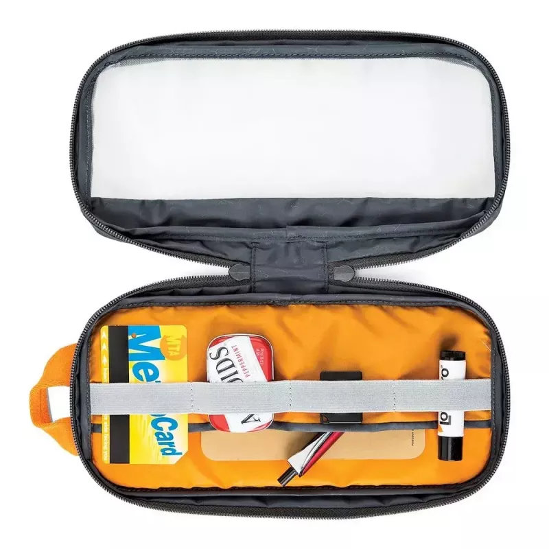 Lowepro Pouch Medium GearUp GL LP37139-GRL Nylon Ripstop Polyester Oranje Grijs 280x45x140mm