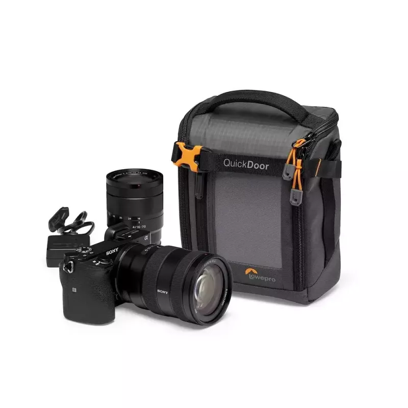 Compacte etui Lowepro GearUp Creator Box M II Zwart Grijs