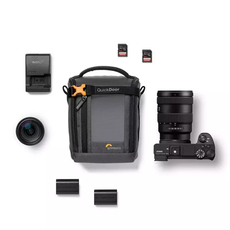Compacte etui Lowepro GearUp Creator Box M II Zwart Grijs