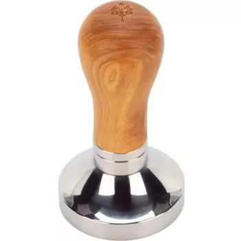 Koffietamper Eureka ACC-TMP-007-1KIT, 58 mm bodem, olijfhouten handgreep