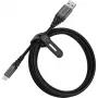 USB-naar-Lightning-kabel OTTERBOX Premium 2 m – Dark Ash zwart, USB-A naar Lightning, duurzaam laden en datatransfer