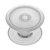 Grip PopSockets PlantCore van Popsockets — universele telefoongrip, grijs transparant, 38,8 × 7,7 mm