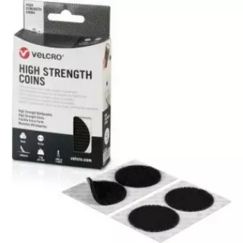 Klittenband Velcro 6-punts haak en 6-punts lus, diameter 45 mm, zwart