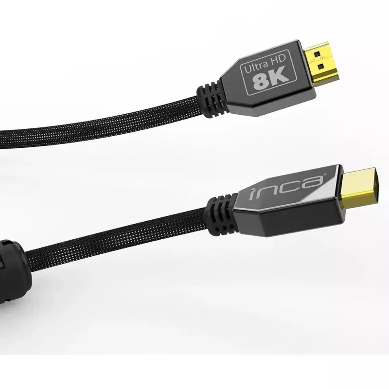 Inca IHD-21 HDMI-kabel 2 m HDMI Type-A 3 x HDMI Type-A zwart