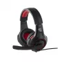 Headset Preo 125085402 bedraad gaming zwart rood 20-20000 Hz