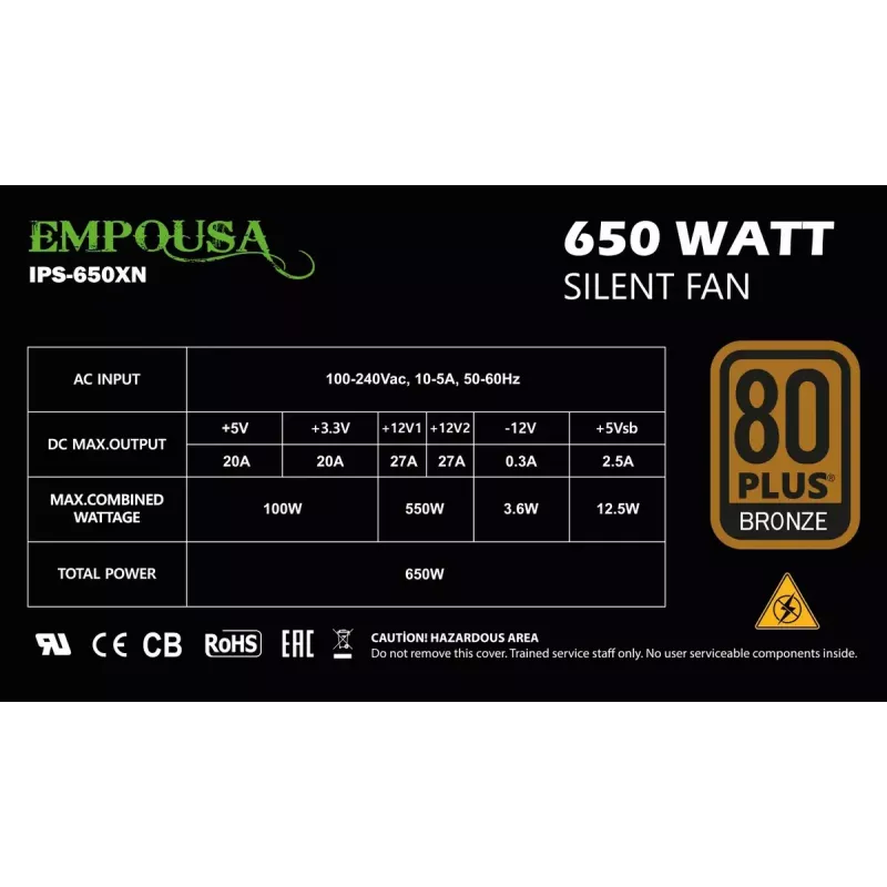 Inca IPS-650XN voeding 650 W