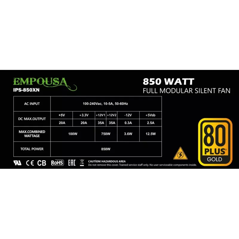 Inca IPS-850XN voeding 850 W