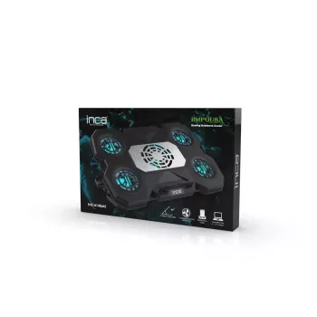 Laptop-koelpad INCA INC-614GMS ergonomisch design stil gebruik