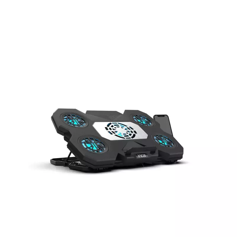 Laptop-koelpad INCA INC-614GMS ergonomisch design stil gebruik