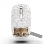 Inca IWM-242K muis office dubbelhandig Bluetooth 1600 DPI