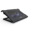 Laptop-koelpad Inca INC-321RX 43,2 cm 2 ventilatoren Zwart