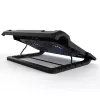 Laptop-koelpad Inca INC-321RX 43,2 cm 2 ventilatoren Zwart