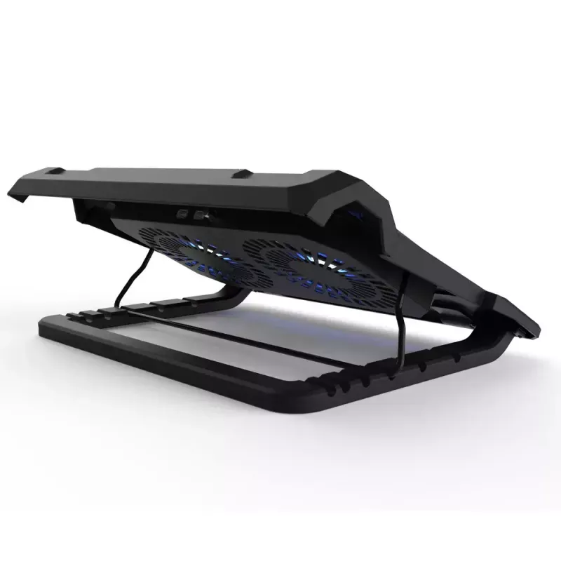 Laptop-koelpad Inca INC-321RX 43,2 cm 2 ventilatoren Zwart