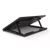 Laptop-koelpad Inca INC-601GMS 43,2 cm 6 ventilatoren USB Zwart