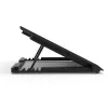 Laptop-koelpad Inca INC-601GMS 43,2 cm 6 ventilatoren USB Zwart