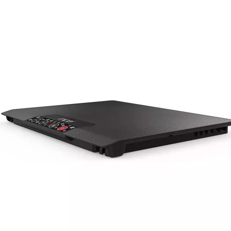 Laptop-koelpad Inca INC-601GMS 43,2 cm 6 ventilatoren USB Zwart