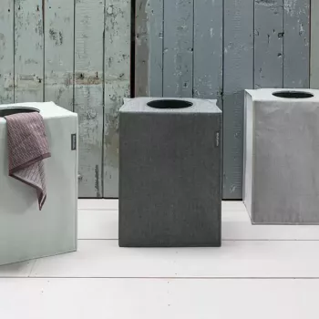 Wasmand Brabantia 120381 55 L Rechthoekig Zwart