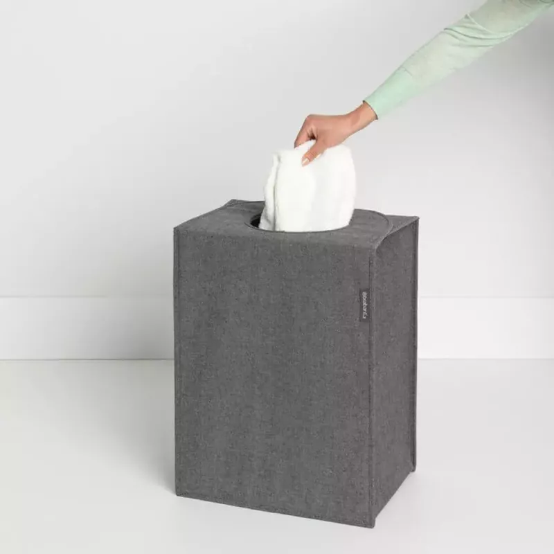 Wasmand Brabantia 120381 55 L Rechthoekig Zwart