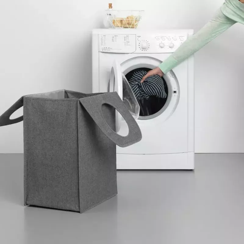 Wasmand Brabantia 120381 55 L Rechthoekig Zwart