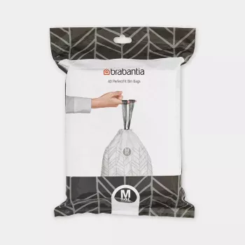Vuilniszakken Brabantia 138829 60 L Wit 40 stuks