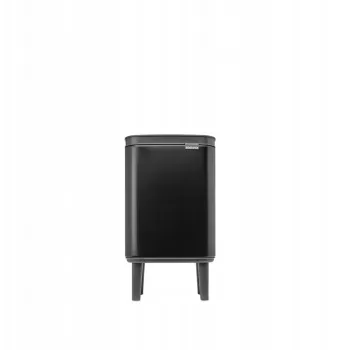 Vuilnisbak BRABANTIA BO 4L Matzwart, model 22 70 28, 4-liter vuilnisbak
